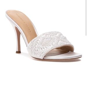 Veronica Beard Braxton Sandal, Coconut Size 9M